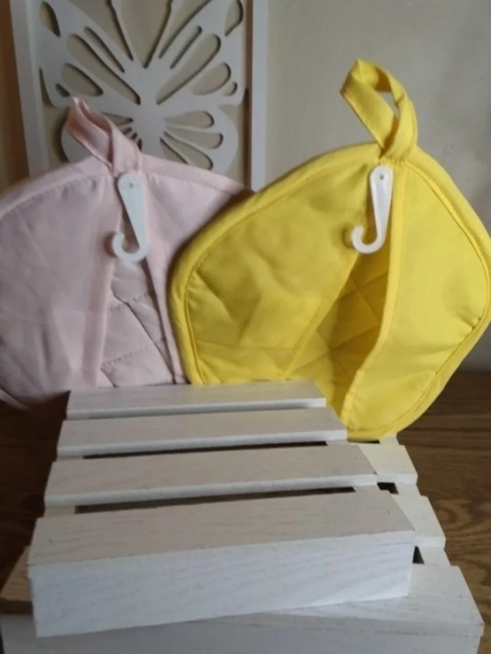 Breakfast-Themed Pot Holders - Waffle & Sunny Side Egg